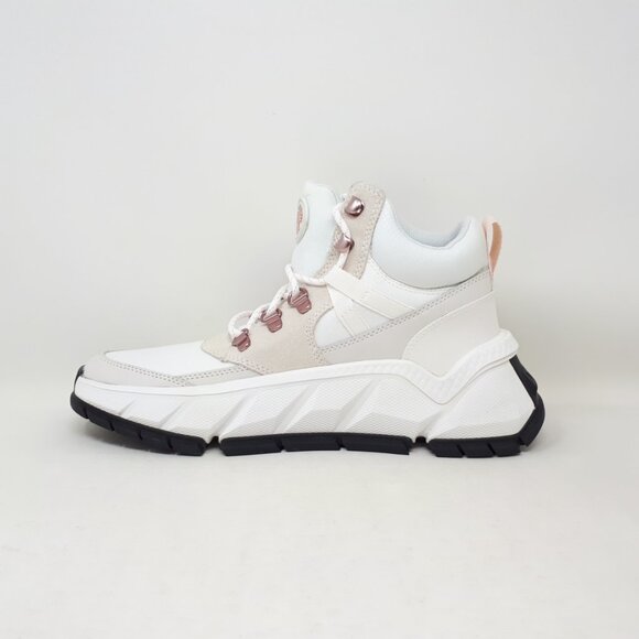 Timberland TBL Turbo Mid Hiker Hiking Boot Shoe White Suede Womens Size 9 US NEW - Picture 2 of 12